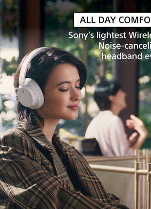 Sony WH-CH720N Noise Cancellation Wireless Bluetooth Over Ear Headphones with Mic, Up to 50Hrs Battery- White 