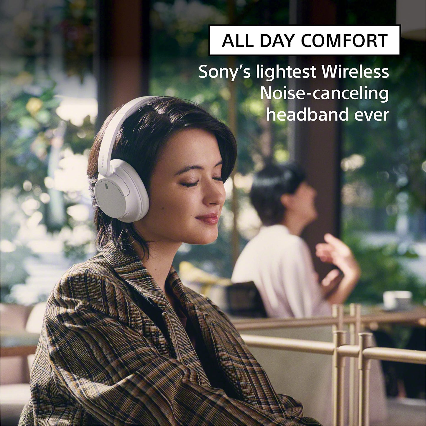 Sony WH-CH720N Noise Cancellation Wireless Bluetooth Over Ear Headphones with Mic, Up to 50Hrs Battery- White 