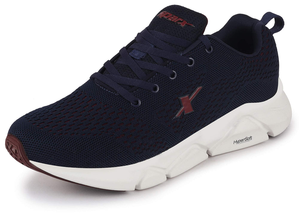Sparx Men's Navy Blue Maroon Running Shoes-7 Kids UK (SX0657G)