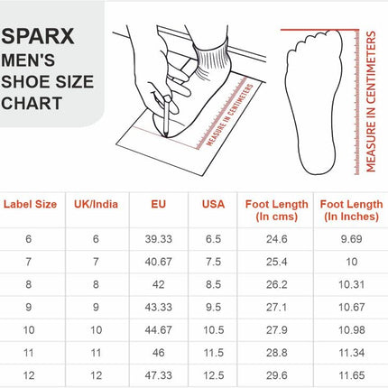 Sparx Men's Navy Blue Maroon Running Shoes-7 Kids UK (SX0657G) 