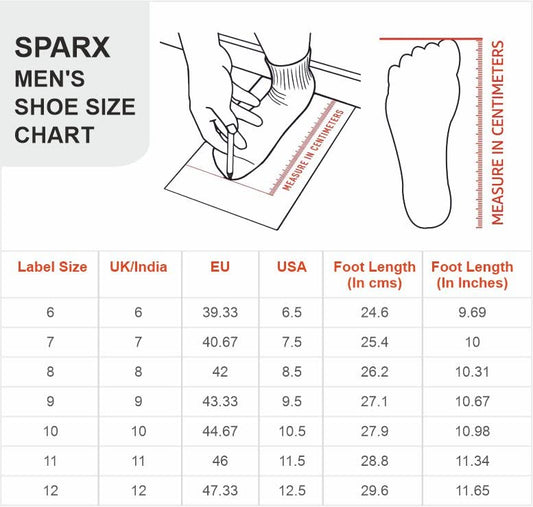 Sparx Men's Navy Blue Maroon Running Shoes-7 Kids UK (SX0657G) 