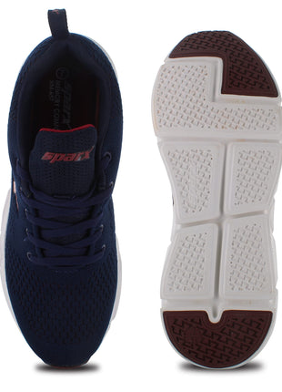Sparx Men's Navy Blue Maroon Running Shoes-7 Kids UK (SX0657G) 