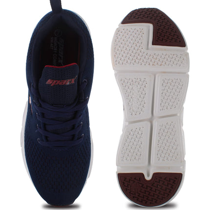 Sparx Men's Navy Blue Maroon Running Shoes-7 Kids UK (SX0657G) 
