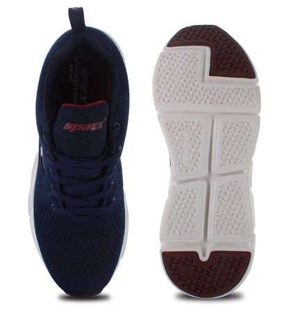 Sparx Men's Navy Blue Maroon Running Shoes-7 Kids UK (SX0657G) 