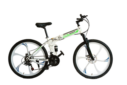 Stainless Steel Solid Princeenterprises_Mountain Bike Mtb Folding Bike For Adults With 21 Gears, 26 Inch Wheel (White) ,Unisex-Adult, Sheer, Tie Top Curtains 