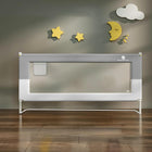 StarAndDaisy Baby Bed Guard Rail with U-Full Body Support Frame, Adjustable Height/Portable Single Side Bed Rail for Infant & Toddler's Safety (Grey & White-2 M) 