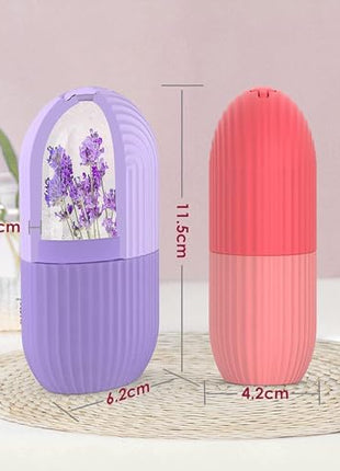 Stewit Ice Face Roller Silicone Facial Cube for Eyes Neck Massage Remove Dark Circle Pore Shrink Face Beauty Skin Care Ice Mould Kitchen Tools (Multicolor) 