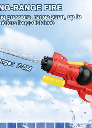 Storio Holi Holi Pichkari Water Gun Toy for Kids with Upto 30Ft Range |High Pressure Mechanism Ideal Outdoor Toy for Pool & Beach Fun 
