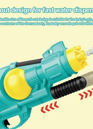Storio Holi Holi Pichkari Water Gun Toy for Kids with Upto 30Ft Range |High Pressure Mechanism Ideal Outdoor Toy for Pool & Beach Fun 