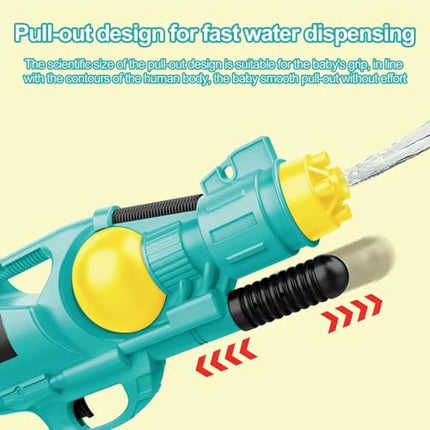 Storio Holi Holi Pichkari Water Gun Toy for Kids with Upto 30Ft Range |High Pressure Mechanism Ideal Outdoor Toy for Pool & Beach Fun 