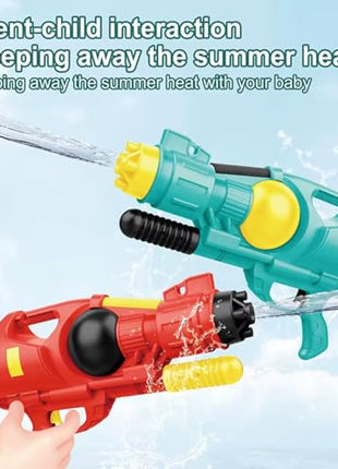 Storio Holi Holi Pichkari Water Gun Toy for Kids with Upto 30Ft Range |High Pressure Mechanism Ideal Outdoor Toy for Pool & Beach Fun 
