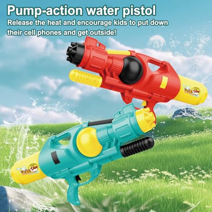 Storio Holi Holi Pichkari Water Gun Toy for Kids with Upto 30Ft Range |High Pressure Mechanism Ideal Outdoor Toy for Pool & Beach Fun 