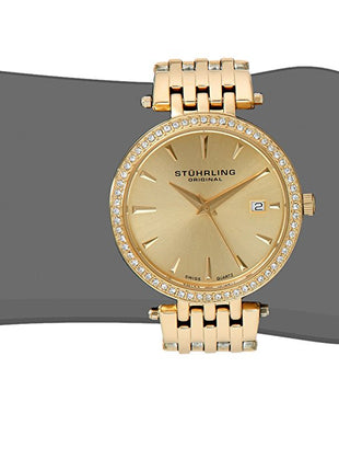 Stuhrling Original Vogue Analog Gold Dial Women's Watch - 579.03 