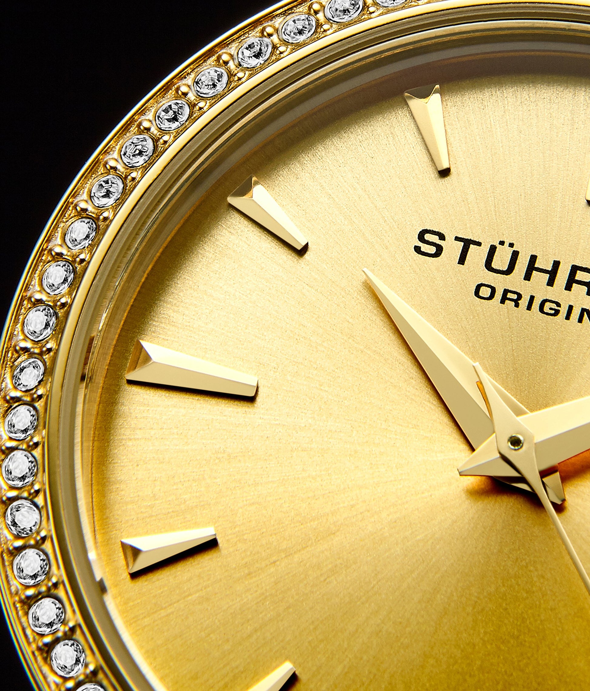 Stuhrling Original Vogue Analog Gold Dial Women's Watch - 579.03 
