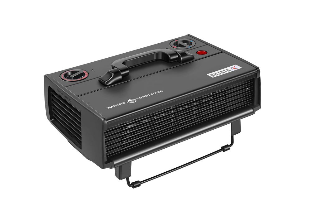 Sujata Heat Convector | 1 Year Warranty, 2000W | Room Heater for Bedroom, Heater for Room in Winter, Fire Resistance PVC Wiring, Adjustable Height & Thermostast for Temperature Control (SRH36- Black)
