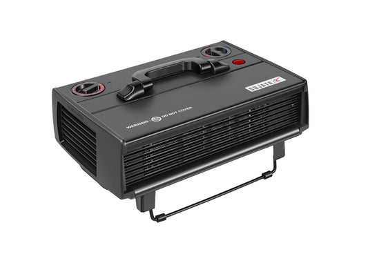 Sujata Heat Convector | 1 Year Warranty, 2000W | Room Heater for Bedroom, Heater for Room in Winter, Fire Resistance PVC Wiring, Adjustable Height & Thermostast for Temperature Control (SRH36- Black) 