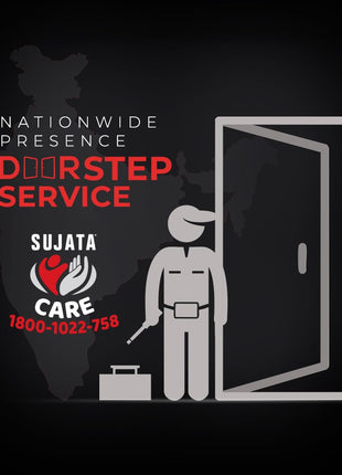 Sujata MG03 Mixer Grinder|1000 Watts Double Ball Bearing Motor|25000 RPM|Non-Stop 90 Mins Running|4 Jars including 1750ml Blender with Coconut Milk Extractor, 1500ml, 1000ml, 500ml Jar| (Black) 