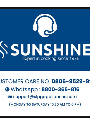 Sunshine Magnite Gas Stove | 4 Burner Glass Hob Top Cooktop | Warranty By Sunshine - 5 Year On Glass & Burner And 10 Year On Valve, Manual Ignition, SABAF, LPG Ready & PNG Compatible (Premium - Black) 