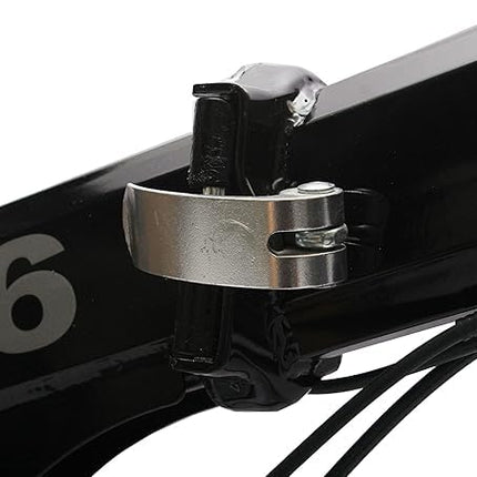 Sunspeed BMV X6 Foldable Cruiser Bicycle | 26-Inch Black Bike with 21-Speed Gears, Dual Disc Brakes, Hydraulic Suspension, and Strong Carbon Steel Frame | Great for City Rides and Off-Road Adventures 