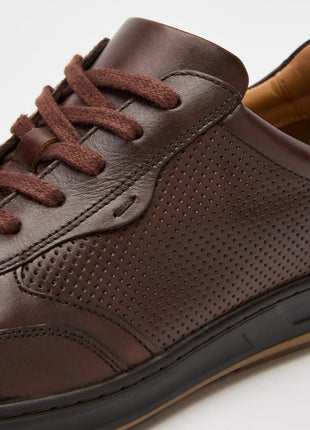 Symbol Premium Men's Smart Casual Lifestyle Brown Leather Sneakers (SP-M-A24-CS-SNK-02)_7 