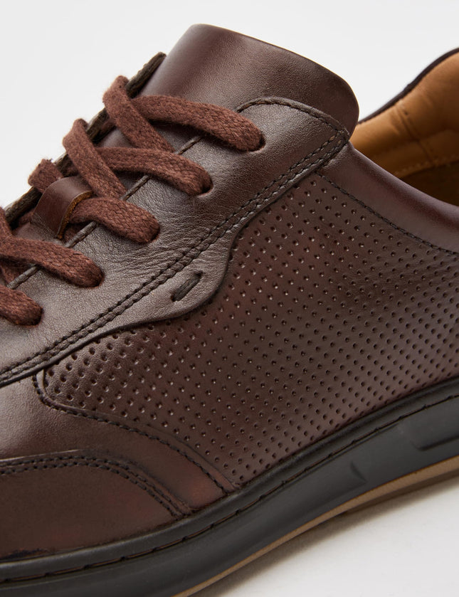 Symbol Premium Men's Smart Casual Lifestyle Brown Leather Sneakers (SP-M-A24-CS-SNK-02)_7 