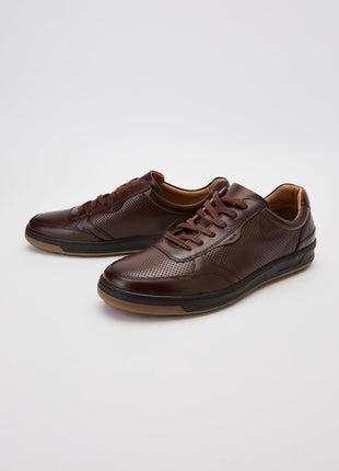 Symbol Premium Men's Smart Casual Lifestyle Brown Leather Sneakers (SP-M-A24-CS-SNK-02)_7 