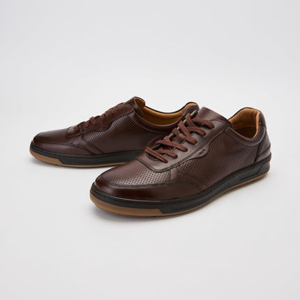 Symbol Premium Men's Smart Casual Lifestyle Brown Leather Sneakers (SP-M-A24-CS-SNK-02)_7 
