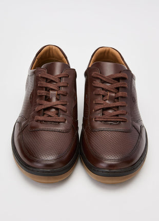 Symbol Premium Men's Smart Casual Lifestyle Brown Leather Sneakers (SP-M-A24-CS-SNK-02)_7 