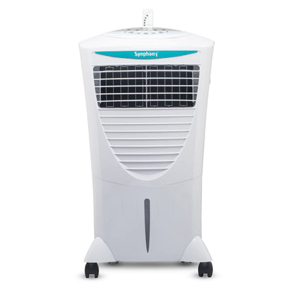 Symphony Hicool i Personal Air Cooler for Home with Remote with Honeycomb Pad, Powerful Blower, i-Pure Technology and Low Power Consumption (31L, White) 