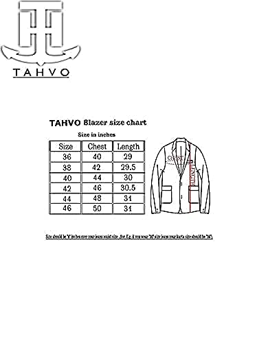TAHVO Grey Bandgala Blazer with Hanky 