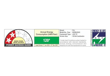 TCL 126 cm (50 inches) Metallic Bezel-Less, FHD Smart QLED Google TV 50S5K 