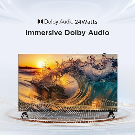 TCL 126 cm (50 inches) Metallic Bezel-Less, FHD Smart QLED Google TV 50S5K 