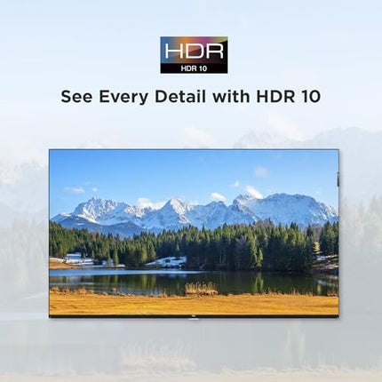 TCL 126 cm (50 inches) Metallic Bezel-Less, FHD Smart QLED Google TV 50S5K 