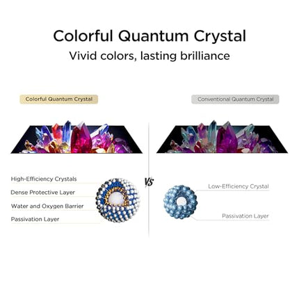 TCL 126 cm (50 inches) Metallic Bezel-Less, FHD Smart QLED Google TV 50S5K 