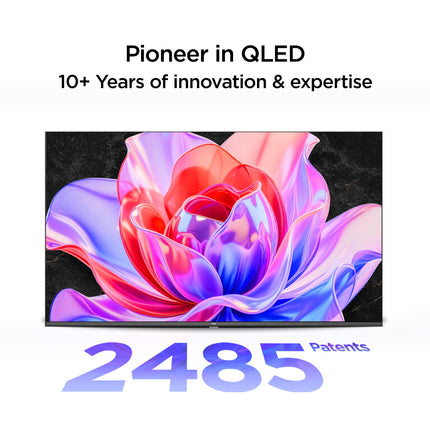 TCL 126 cm (50 inches) Metallic Bezel-Less, FHD Smart QLED Google TV 50S5K 