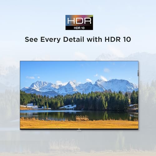 TCL 126 cm (50 inches) Metallic Bezel-Less, FHD Smart QLED Google TV 50S5K 