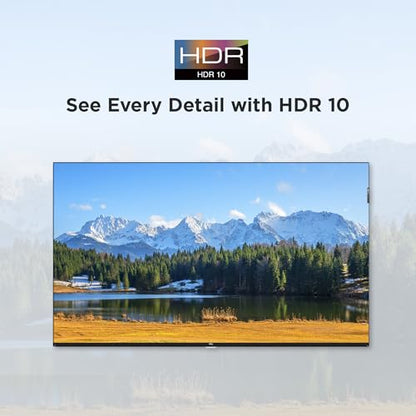 TCL 126 cm (50 inches) Metallic Bezel-Less, FHD Smart QLED Google TV 50S5K 