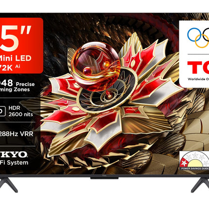 TCL 139 cm (55 inches) 4K UHD Smart QD-Mini LED Google TV 55C72K 