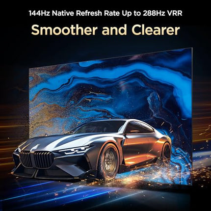 TCL 139 cm (55 inches) 4K UHD Smart QD-Mini LED Google TV 55C72K 