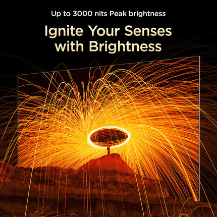 TCL 139 cm (55 inches) 4K UHD Smart QD-Mini LED Google TV 55C72K 