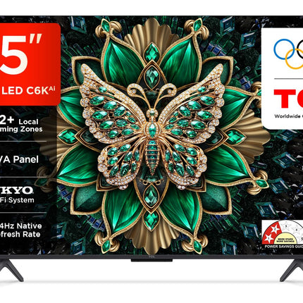 TCL 139 cm (55 inches) 4K Ultra HD Smart QD-Mini LED Google TV 55C6K 