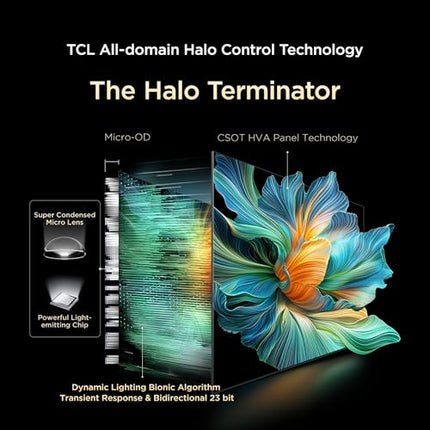 TCL 139 cm (55 inches) 4K Ultra HD Smart QD-Mini LED Google TV 55C6K 