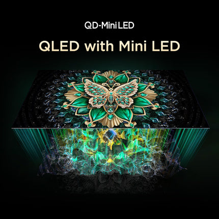 TCL 139 cm (55 inches) 4K Ultra HD Smart QD-Mini LED Google TV 55C6K 