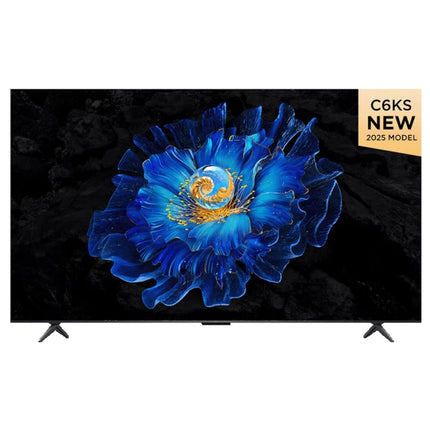 TCL 139 cm (55 inches) 4K Ultra HD Smart QD-Mini LED Google TV 55C6KS (2025 Model, Dolby Vision & Atmos, Hands-Free Voice Control,) 