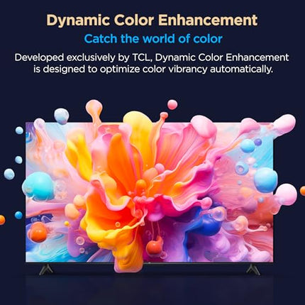 TCL 139 cm (55 inches) Metallic Bezel Less Series 4K Ultra HD Smart LED Google TV 55V6C (Black) 