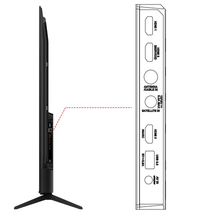 TCL 139 cm (55 inches) Metallic Bezel Less Series 4K Ultra HD Smart LED Google TV 55V6C (Black) 