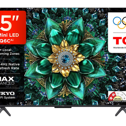 TCL 164 cm (65 inches) 4K UHD Smart QD-Mini LED Google TV 65Q6C 