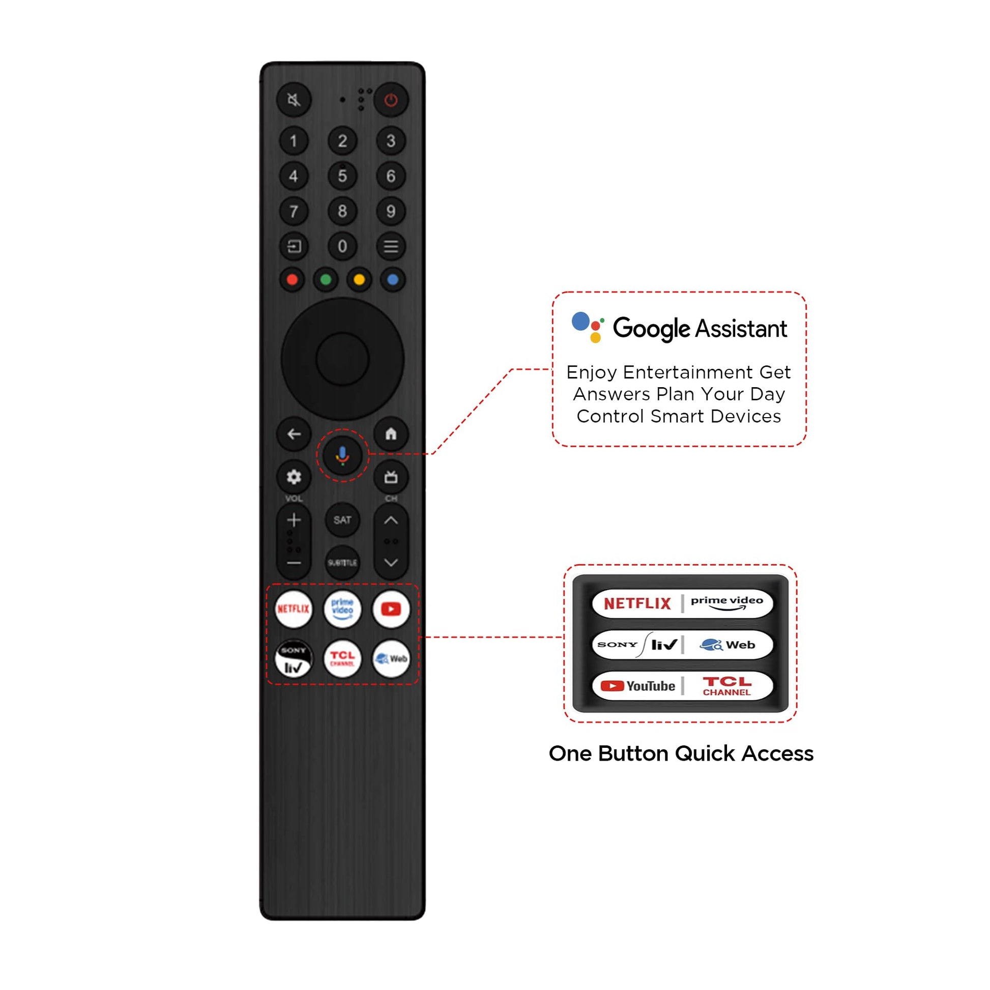 TCL 164 cm (65 inches) 4K UHD Smart QD-Mini LED Google TV 65Q6C 