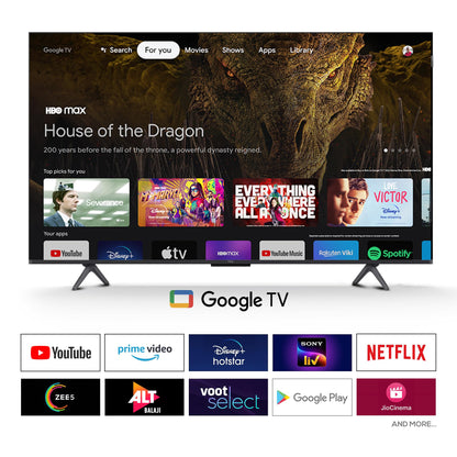 TCL 164 cm (65 inches) 4K UHD Smart QD-Mini LED Google TV 65Q6C 