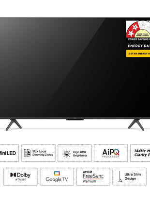 TCL 164 cm (65 inches) 4K UHD Smart QD-Mini LED Google TV 65Q6C 